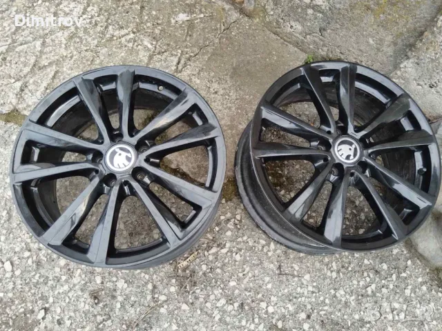 Лети джанти 18 цола 5х112 7.5J Skoda Audi Mercedes VW, снимка 6 - Гуми и джанти - 49527965