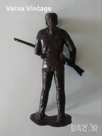 Войници. Трапер с пушка. мащаб 150 мм (ДЗИ) СССР., снимка 6 - Колекции - 51211453