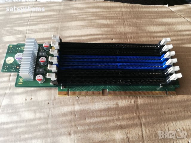 PCI-X Memory Riser Card Fujitsu E323-A10 RX300 S4, снимка 4 - Други - 32332485