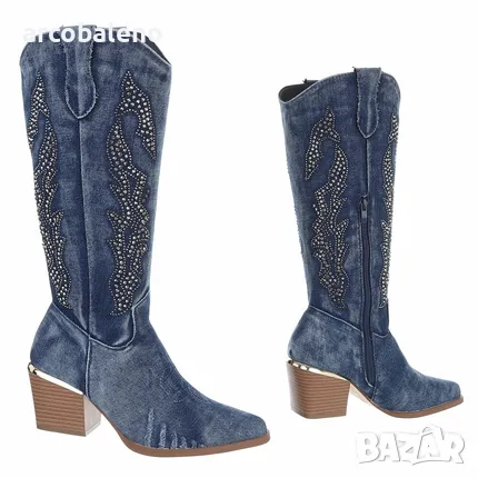 Летни дамски западни и байкърски ботуши, 2цвята , снимка 9 - Дамски ботуши - 49470991