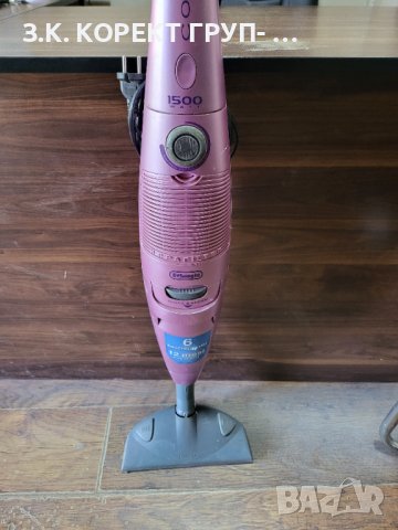 Вертикална прахосмукачка Delonghi Colombina XLF 1500 ES, 1500W, снимка 3 - Прахосмукачки - 44063979