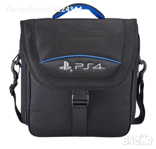 Конзола Sony Playstation 4 Slim (PS4), 1 GB, Черен, + чанта+ 5 диска игри+ два джойстика, снимка 2 - PlayStation конзоли - 53587272