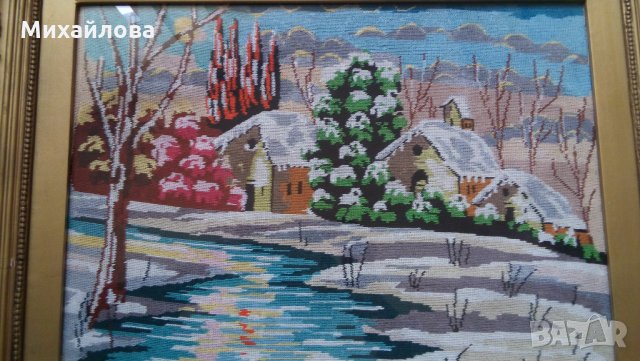 Гоблен "Зимна магия" , снимка 2 - Гоблени - 35656346
