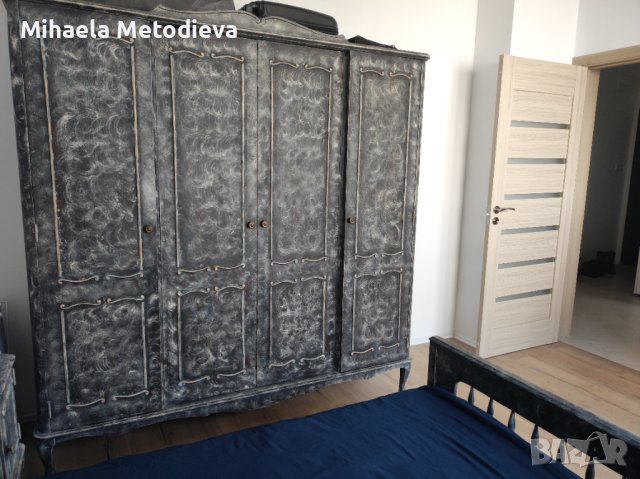 Спален комплект - спалня, гардероб,скрин,шкафове от масивно дърво , снимка 2 - Спални и легла - 43819948
