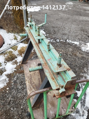 Продавам ръчен преносим абкант за огъване на ламарина , снимка 3 - Други машини и части - 53481869