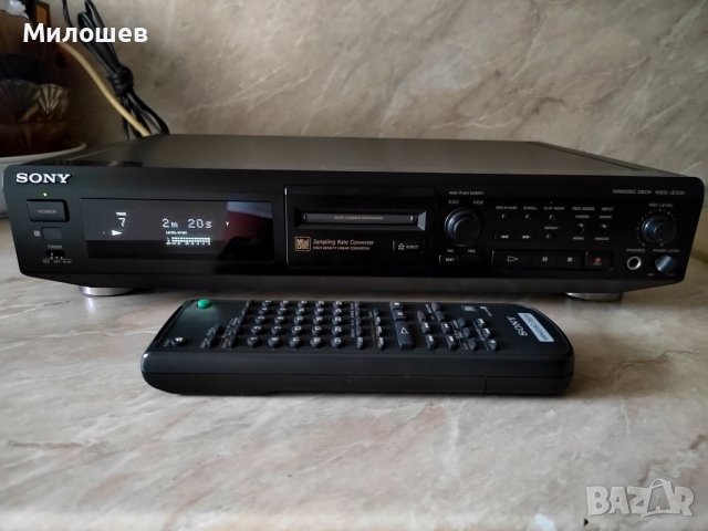 Sony Minidisc Deck MDS-JE 500  Промоция!!! , снимка 1 - Ресийвъри, усилватели, смесителни пултове - 43484018