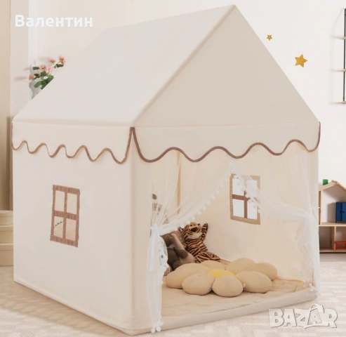 Детска игрална палатка тип къщичка COSTWAY