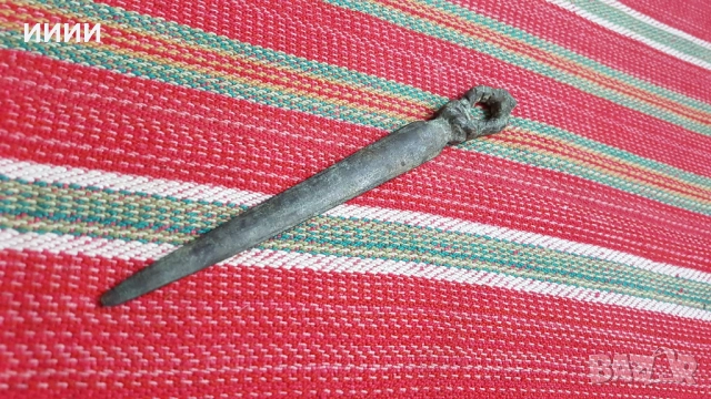 Бронзова кама, снимка 2 - Антикварни и старинни предмети - 51795879