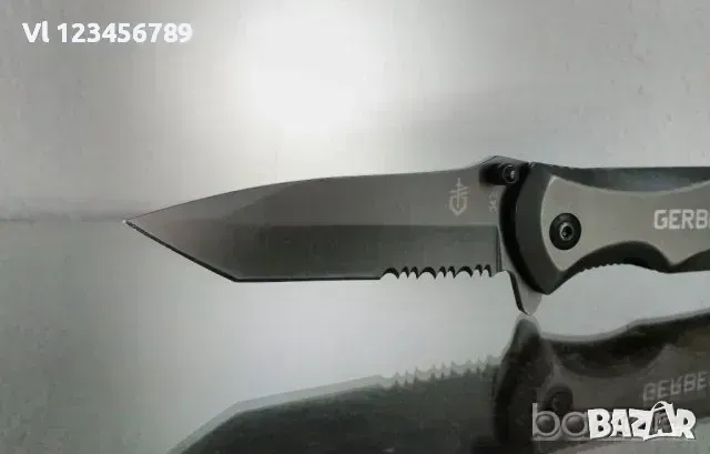 Нож Gerber 85 х 196 полу-автоматичен-2 модела, снимка 2 - Ножове - 49771884