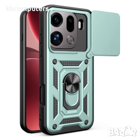 AMORUS Магнитен Калъф за Oppo Find X9 Pro 5G -Военен клас защита, Капак за камерата, Стойка, Вкл. Пр, снимка 4 - Калъфи, кейсове - 52705534