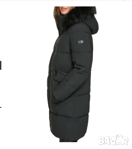 DKNY ватирано много дебело дълго яке размер ХЛ, снимка 7 - Якета - 52131018