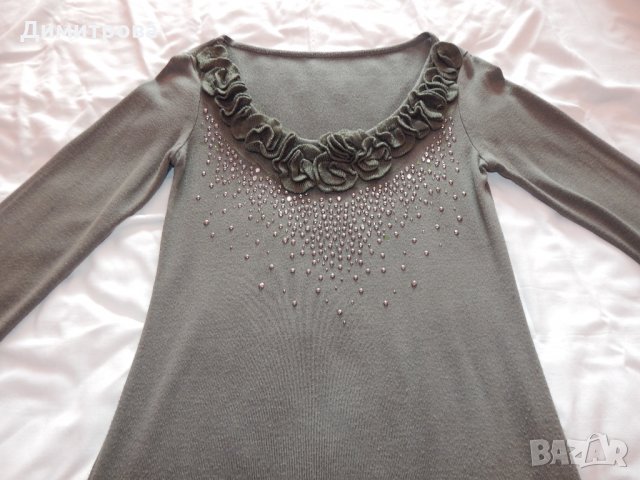 Туника с камъни М/Л размер, снимка 4 - Туники - 28587862