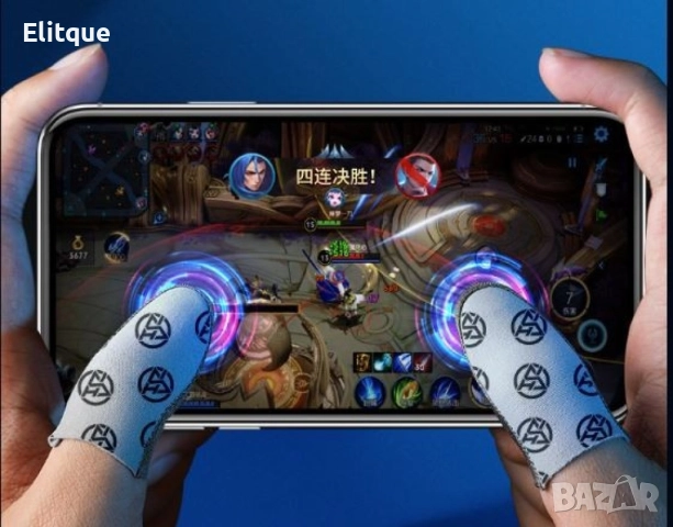 Дишащи ръкавици за пръсти против изпотяване за игра на мобилен телефон, снимка 12 - Други стоки за дома - 52862512