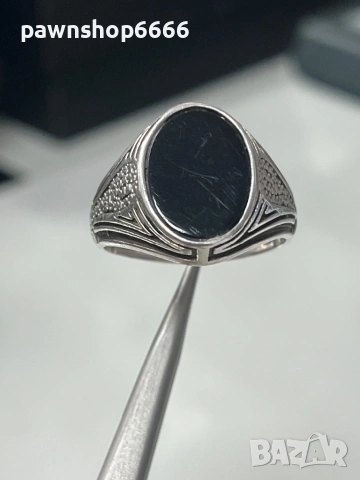 Сребърен пръстен  8,20 грама , снимка 2 - Пръстени - 53590258