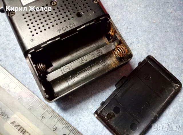 PANASONIC Стар РЕПОРТЕРСКИ КАСЕТОФОН с НУЖДА от ЛЕК РЕМОНТ и КАСЕТКА SONY 26500, снимка 4 - Антикварни и старинни предмети - 47561728