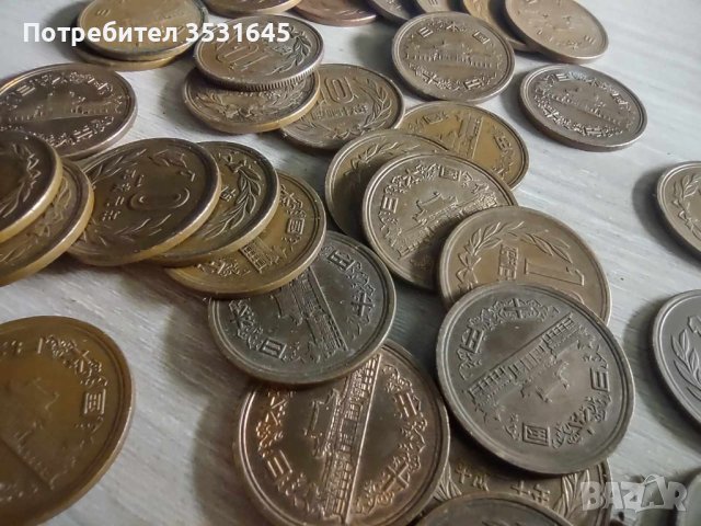 10 йени 35бр монети от Япония, снимка 3 - Нумизматика и бонистика - 43047864