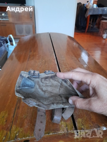 Стар брезентов калъф за войнишка кирка, снимка 5 - Антикварни и старинни предмети - 52886910