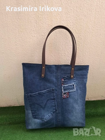 Дамска дънкова чанта