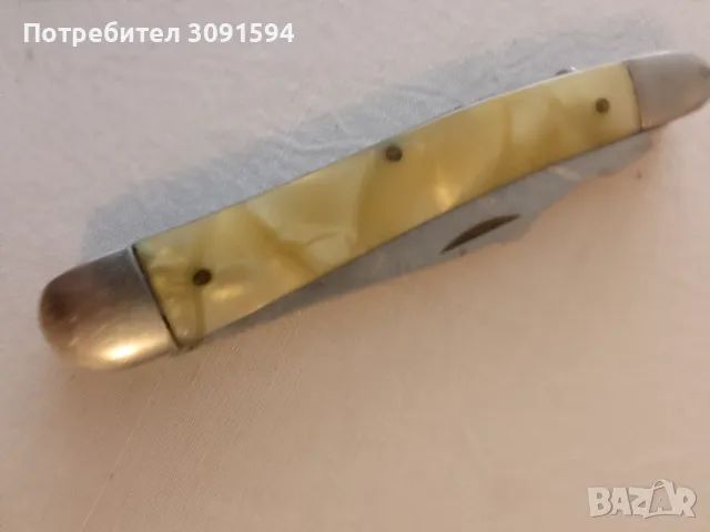  Буковец ,Старо седефено колекционерско туристическо ножче, снимка 2 - Други ценни предмети - 50127056