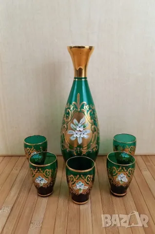 Комплект графа с 5 чаши, снимка 1