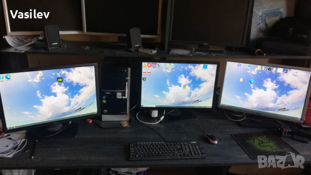 Отлично работещи Монитори 22 инча Dell. Mодел P2213- 5 броя.
