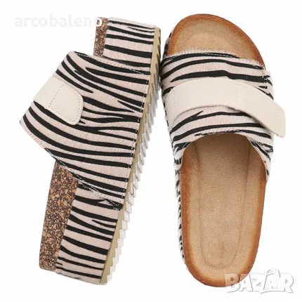 Дамски летни сандали на платформа, 5цвята , снимка 16 - Сандали - 50436688