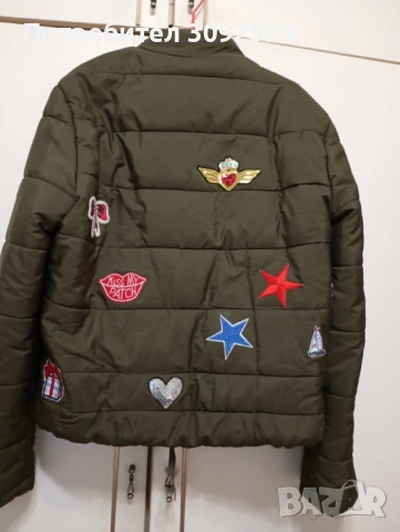 Яке с нашивки, снимка 3 - Якета - 53586773