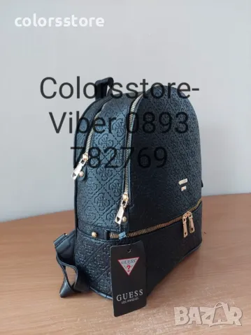 Черна раница Guess код Br300, снимка 3 - Раници - 31444353