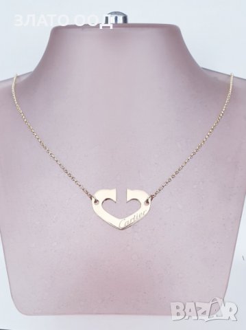 Комплект  от  златно колие + гривна БЯЛО ЗЛАТО 14К., снимка 5 - Бижутерийни комплекти - 38143715