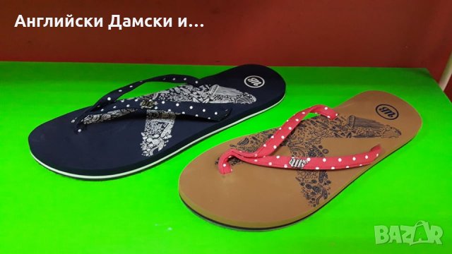 Английски дамски чехли-джапанки-URBAN BEACH 2 цвята