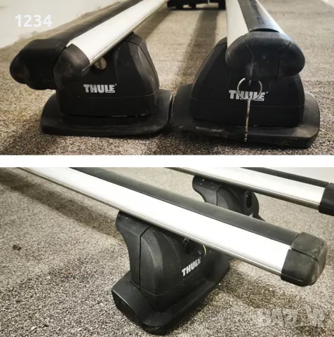 Алуминиев багажник напречни греди THULE за Opel Adam 2013-2019г., снимка 2 - Аксесоари и консумативи - 50114942