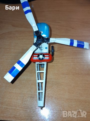 Стара рядка японска играчка хеликоптер HIGHWAY PATROL-YONE, снимка 8 - Колекции - 43490981