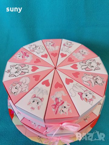 Картонена торта с котето Мари, снимка 3 - Други - 32810613