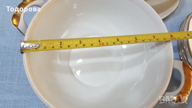 Старинен порцеланов сет за хранене - Бавария , снимка 10 - Антикварни и старинни предмети - 33048893