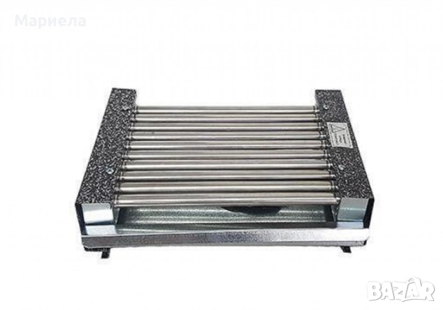 Електрическа скара, 1600W, неръждаеми тръби без капак