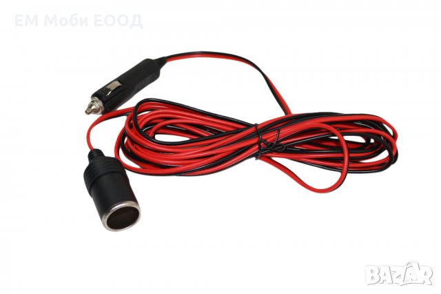 Удължител за запалка гнездо Кабел за Автомобил, 5метра, 12/24v, снимка 7 - Аксесоари и консумативи - 33105676