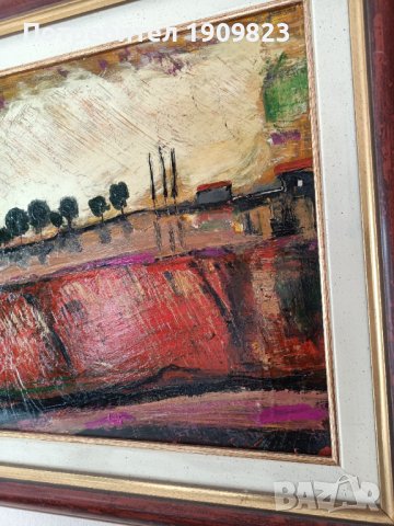 Стара маслена картина, снимка 3 - Картини - 43154443