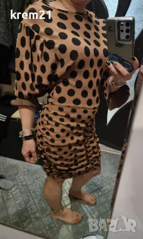 Дамска рокля Zara размер s,m, снимка 10 - Рокли - 48703298