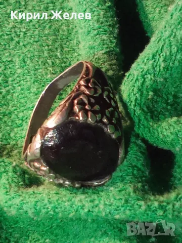 СТАРИНЕН ФЛОРАЛЕН БЕЛ ЕПОК СРЕБЪРЕН ПРЪСТЕН ЛАКИРАНО СРЕБРО ВИСОКА ПРОБА РЪЧНА ИЗРАБОТКА 49110, снимка 14 - Антикварни и старинни предмети - 49247739