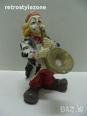 № 7872 стара фигура - клоун   , снимка 5 - Други ценни предмети - 49048386
