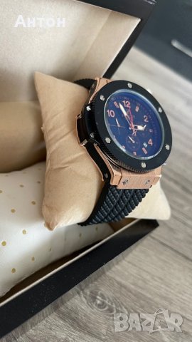 HUBLOT Модел: Big Bang Gold стилен мъжки часовник, снимка 6 - Мъжки - 34808157