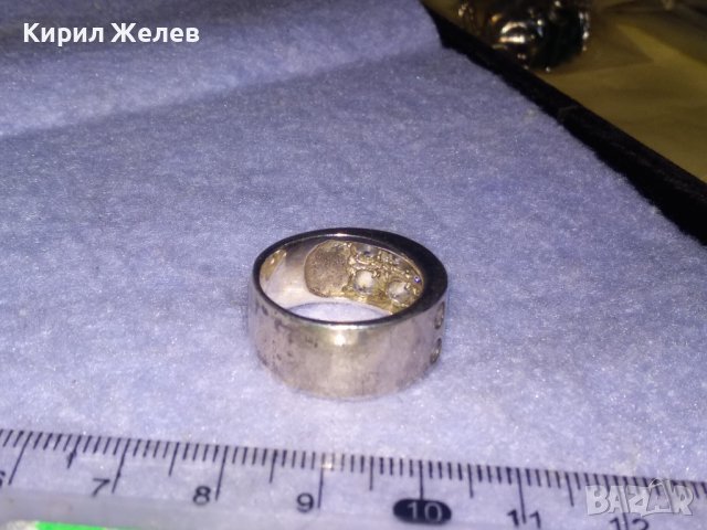 СКЪПОЦЕНЕН СРЕБЪРЕН МОДЕН БУТИКОВ ПРЪСТЕН Тип ХАЛКА СРЕБРО 925 с ЮВЕЛИРНО ИНКРУСТИРАНИ ЦИРКОНИ 34650, снимка 9 - Пръстени - 39535640