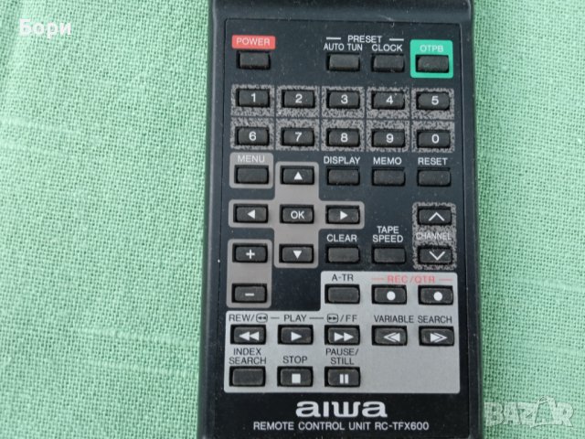 aiwa RC TFX 600 Дистанционно, снимка 2 - Дистанционни - 37129298