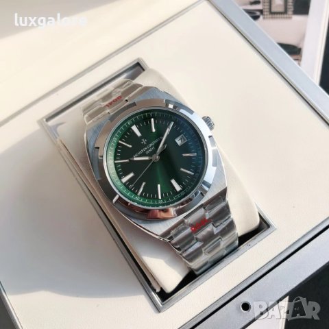 Мъжки часовник Vacheron Constantin Overseas Green Dial с автоматичен механизъм, снимка 3 - Мъжки - 43697307