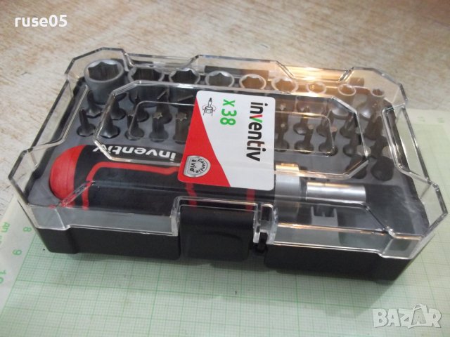 Отвертка "INVENTIV - 38 бр." комплект нова, снимка 5 - Отвертки - 40350292