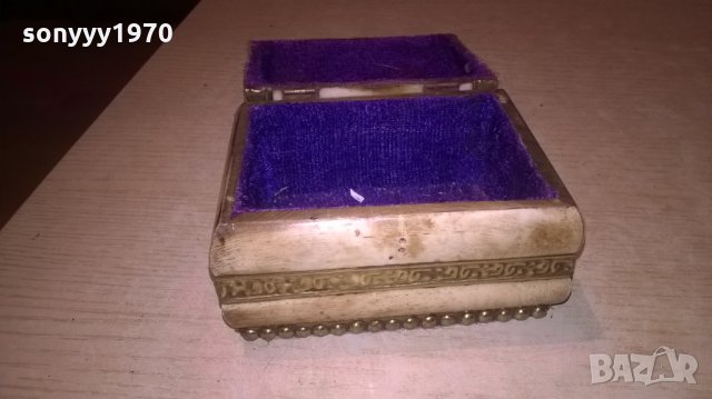 красива екзотична кутия-слонова кост-внос швеицария, снимка 10 - Колекции - 27183405