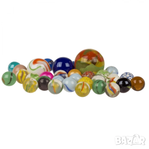 Премиум многоцветни стъклени перлени и мраморни топчета от Германия , снимка 2 - Други - 52846684