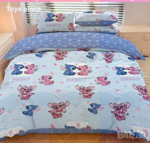 Спален комплект 2 части Лило и Стич Lilo and Stitch 135*200см , снимка 14 - Спално бельо и завивки - 50822394