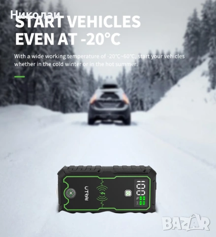 Мощен Бустер джъмп стартер 4000 ампера, снимка 11 - Други инструменти - 53572205