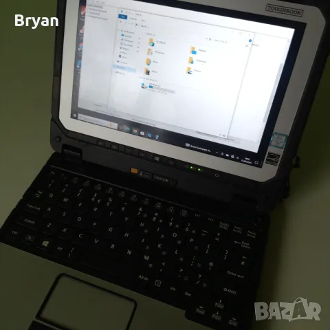 Panasonic Toughbook CF-20 i5-6Y57 FHD 8 ram+ IPS Touch + Keyboard dock Win 10, снимка 6 - Лаптопи за работа - 49920361